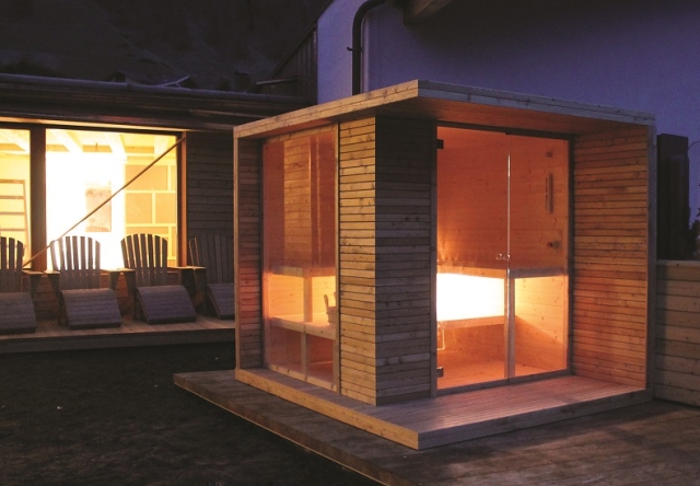 sauna esterna idus sauna saune bagno turco cabin kubik produttore artigianale