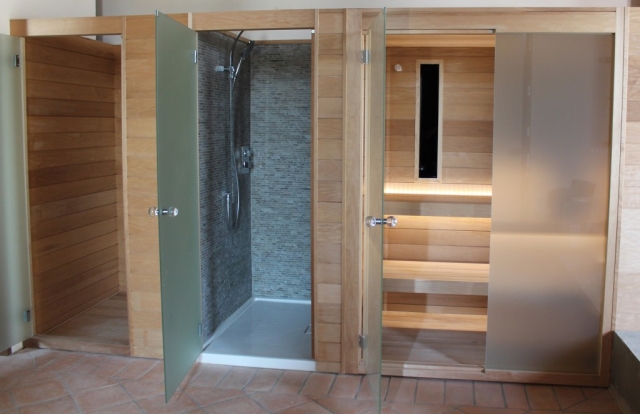 sauna doccia infrarossi su misura idus saune bagno turco prodttore artigianale