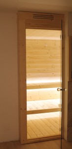porta sauna su misura idus