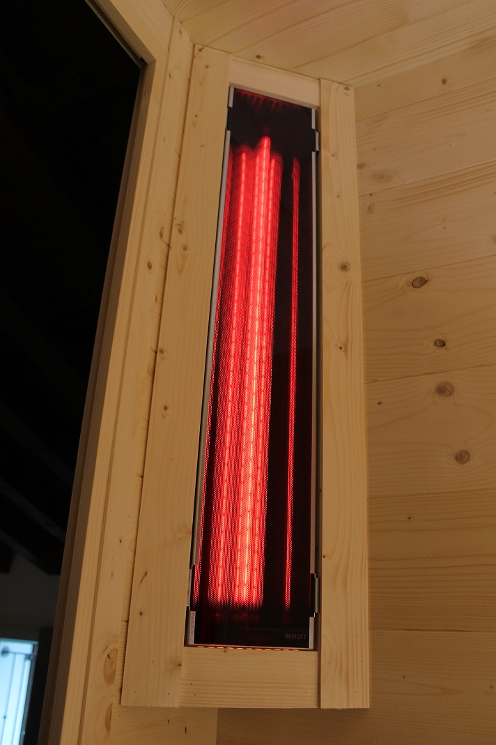 lampada infrarossi idus sauna saune bagno turco cabin